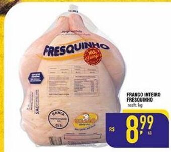 Mercantil Rodrigues Frango inteiro fresquinho oferta