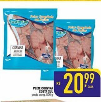 Mercantil Rodrigues Peixe corvina costa sul oferta