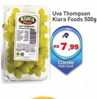 Tonin Superatacado Uva thompson kiara foods 500g oferta