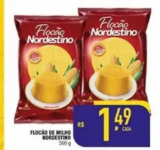 Mercantil Rodrigues Flocao de milho nordestino 500 g oferta