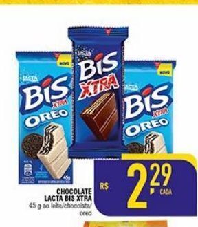 Mercantil Rodrigues Chocolate lacta bis xtra oferta