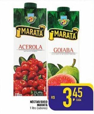 Mercantil Rodrigues Néctar suco marata oferta