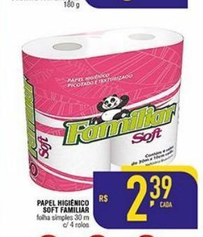 Mercantil Rodrigues Papel higiênico soft familiar oferta