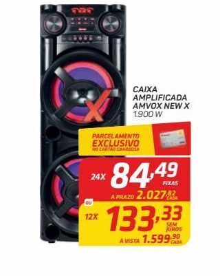 GBarbosa Caixa amplificada amvox oferta