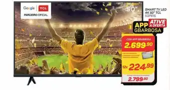 Smart tv 50'' led tcl