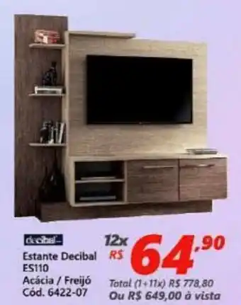 Estante Decibal ES110 Acacia/ Freijo