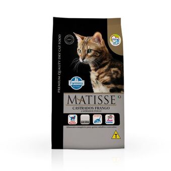 Petz Ração farmina matisse para gatos adultos castrados sabor frango oferta