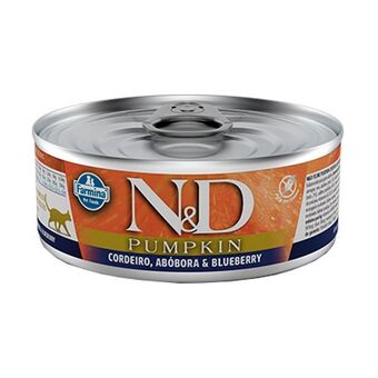 Petz Ração úmida n&d pumpkin para gatos adultos sabor cordeiro, abóbora e blueberry 80g oferta