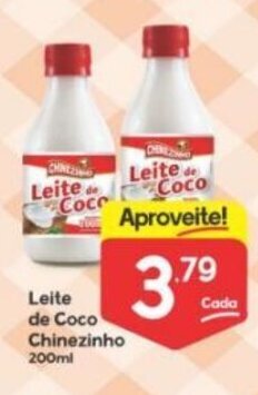 Supermercados Princesa Leite de Coco Chinezinho 200ml oferta