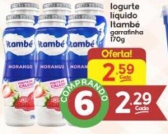 Supermercados Princesa Iogurte Liquido Itambe 170g oferta