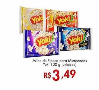 Supermercados Imperatriz Milho De Pipoca Para Microondas Yoki oferta