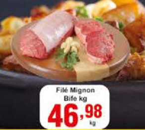 Rossi Supermercado File Mignon Bife 1kg oferta