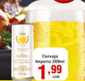 Rossi Supermercado Cerveja Imperio 269ml oferta