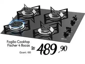 Fogão Cooktop Fischer 4 Bocas