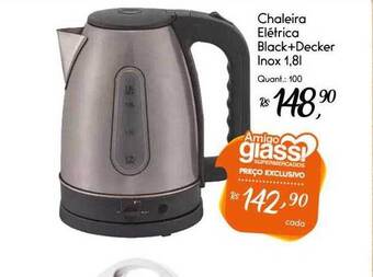 Giassi Supermercados Chaleira Elétrica Black+decker Inox 1.8l oferta