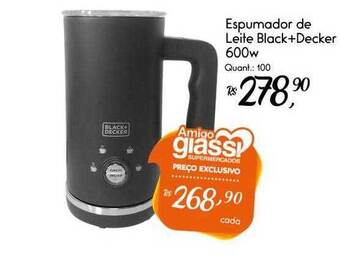 Espumador De Leite Black+decker 600w