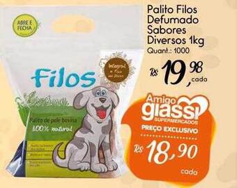 Giassi Supermercados Palito Filos Defumado Sabores Diversos oferta
