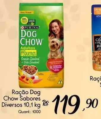 Giassi Supermercados Ração Dog Chow Sabores Diversos oferta
