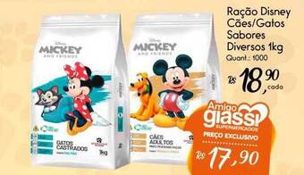 Ração Disney Cães Gatos Sabores Diversos