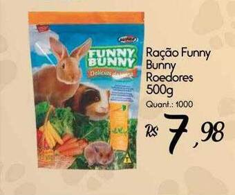Giassi Supermercados Ração Funny Bunny Roedores oferta