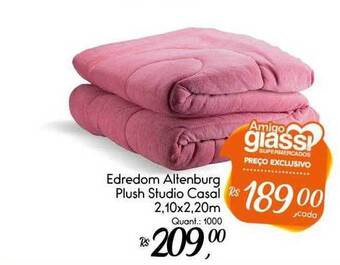 Giassi Supermercados Edredom Altenburg Plush Studio Casal oferta