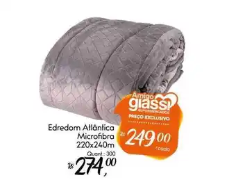 Giassi Supermercados Edredom Atlântica Microfibra oferta