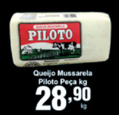 Rossi Supermercado Queijo Mussarela Piloto peca 1kg oferta