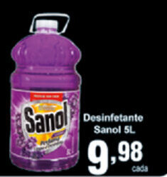 Rossi Supermercado Desinfetante Sanol 5L oferta
