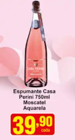 Rossi Supermercado Espumante Casa Perini 750ml Moscatel Aquarela oferta