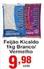 Rossi Supermercado Feijao Kicaldo 1kg Branco/ Vermelho oferta