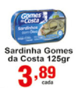 Sardinha Gomes da Costa 125g