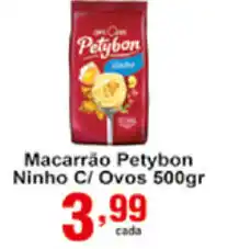 Rossi Supermercado Macarrao Petybon Ninho c/ Ovos 500g oferta