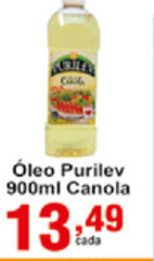 Rossi Supermercado Oleo Purilev 900ml Canola oferta