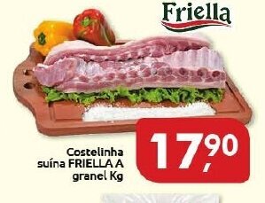 Supermercados Nori Costelinha suina Friella a granel 1kg oferta