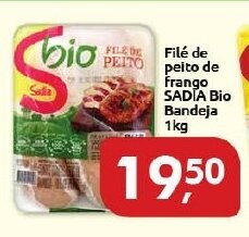 Supermercados Nori File de peito de frango Sadia Bio Bandeja 1kg oferta