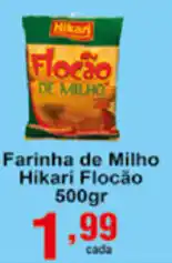 Rossi Supermercado Farinha de Milho Hikari Flocao 500g oferta