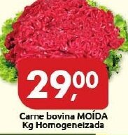 Supermercados Nori Carne Bovina Moida 1kg Homogeneizada oferta