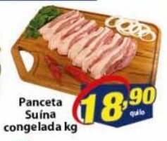 Vencedor Atacadista Panceta Suina Congelada 1kg oferta