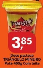 Supermercados Nori Doce pastoso Triangulo mineiro pote 400g com leite oferta