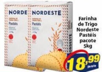 Vencedor Atacadista Farinha de Trigo Nordeste Pasteis Pacote 5kg oferta