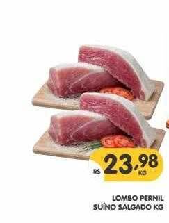 Supermercados Real Lombo Pernil Suino Salgado Kg oferta
