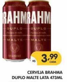 Supermercados Real Cerveja Brahma Duplo Malte oferta