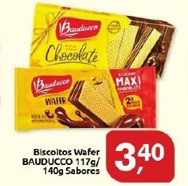 Supermercados Nori Biscoitos Wafer Bauducco 117g/140g Sabores oferta