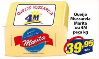 Vencedor Atacadista Queijo Mussarela Marita ou 4m peca 1kg oferta
