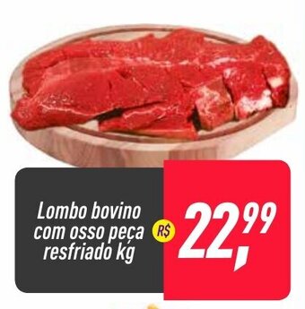 Frangolândia Lombo Bovino com osso peca resfriado 1kg oferta