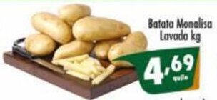 Vencedor Atacadista Batata Monalisa Lavada 1kg oferta