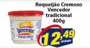 Vencedor Atacadista Requeijao cremoso Vencedor tradicional 400g oferta