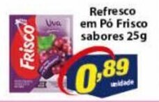 Vencedor Atacadista Refresco em po Frisco Sabores 25g oferta