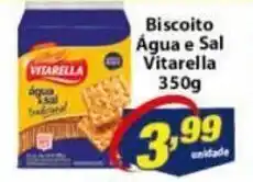 Vencedor Atacadista Biscoito Agua e Sal Vitarella 350g oferta