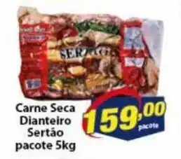Vencedor Atacadista Carne Seca Dianteiro Sertao pacote 5kg oferta